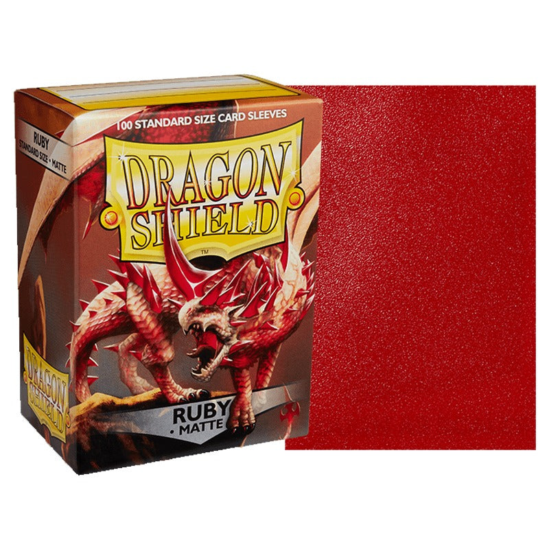 Dragonshield: Ruby - Matte Sleeves - Standard Size