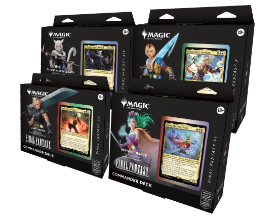 Magic: The Gathering - Final Fantasy Commander Deck Bundle (Includes All 4 Decks)